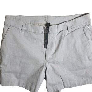 Lululemon Commission Chino Shorts Men 33 Gray Silver Drop Performance Activewear